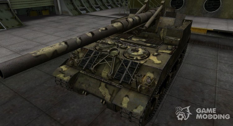 Simple skin/M40 M43 for World Of Tanks
