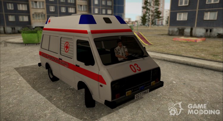ТАМРО-raf 2914 Ambulancia para GTA San Andreas