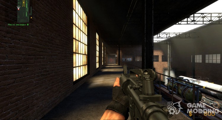 M4A1 версии 2 анимации для Counter-Strike Source
