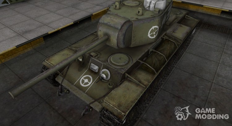 La zona de ruptura de contorno para el KV-3 para World Of Tanks
