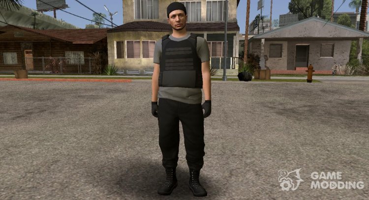 GTA Online Skin (swat) для GTA San Andreas
