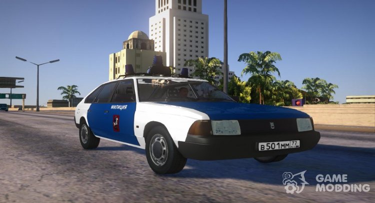 AZLK 21418 Police for GTA San Andreas