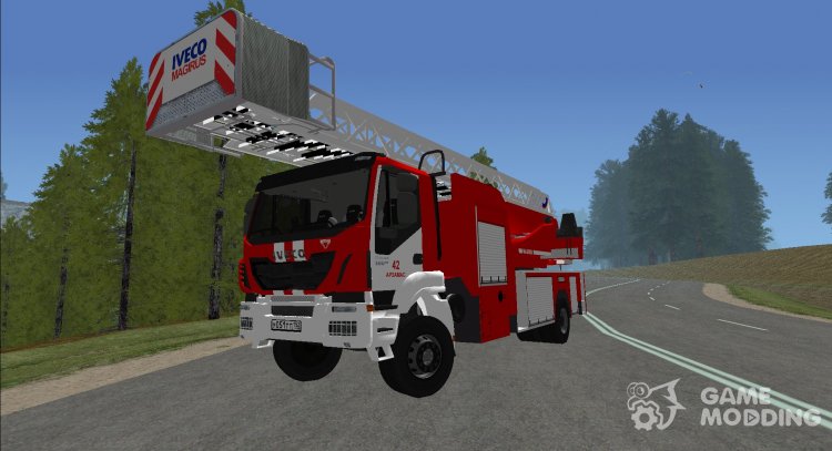 Iveco Trakker Magirus - АЛ-60 - ПЧ 42 Арзамас для GTA San Andreas