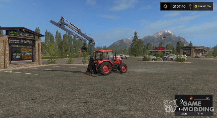 Manipulator for tractor for Farming Simulator 2017