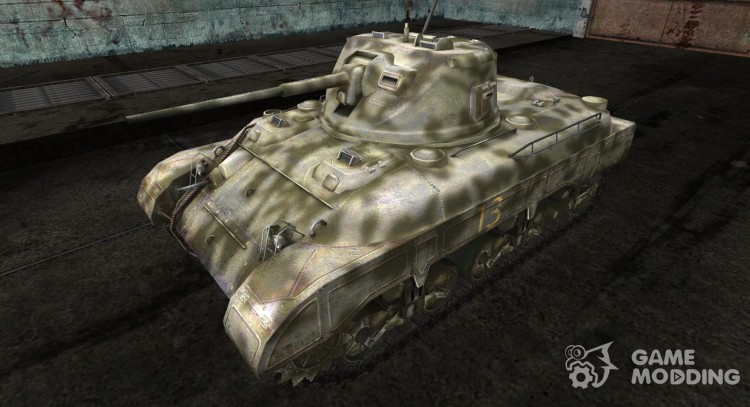 Skin for M7 med for World Of Tanks