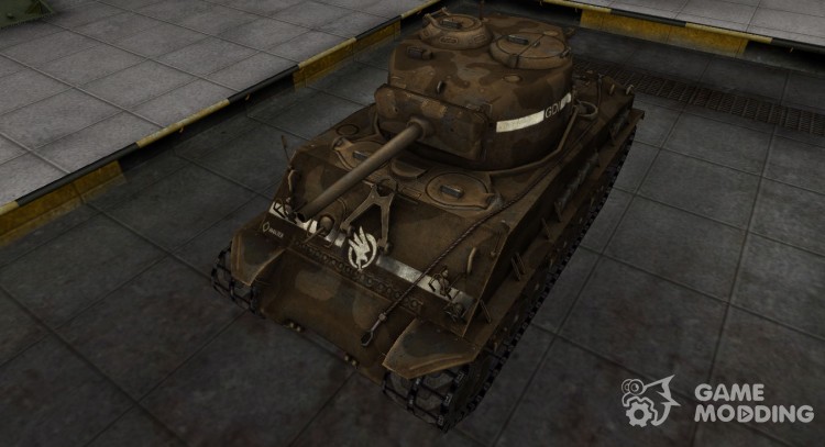 El skin al estilo de C&C GDI para el M4A2E4 Sherman para World Of Tanks