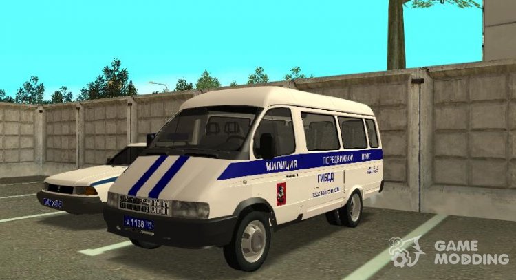 GAZelle 32213 Mobile station traffic police for GTA San Andreas
