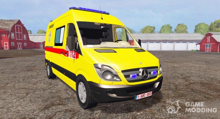 Mercedes-Benz Sprinter 311 CDI Ambulance для Farming Simulator 2015