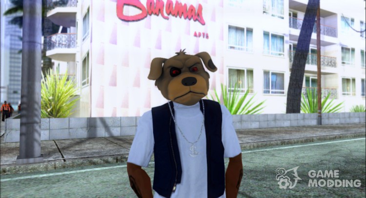 Máscara de perro malo para GTA San Andreas