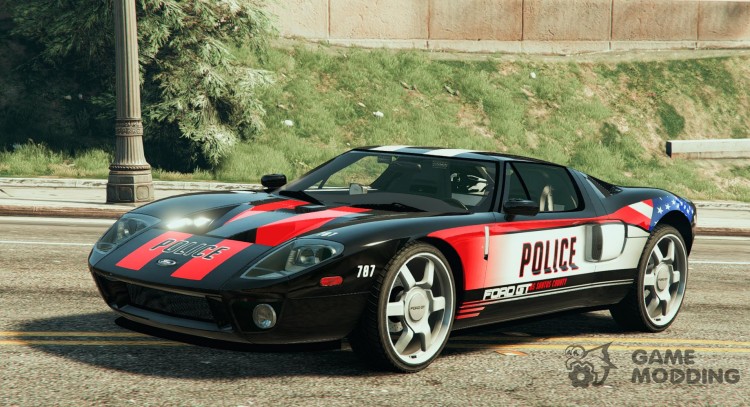 El Ford GT Police Car para GTA 5