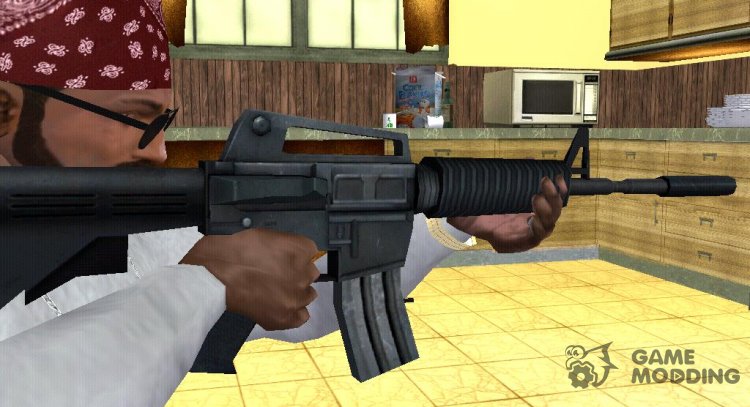 M4 from Counter Strike Source for GTA San Andreas