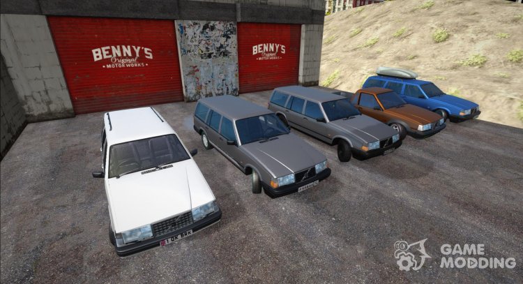 Pack of Volvo 940 cars (945) for GTA San Andreas