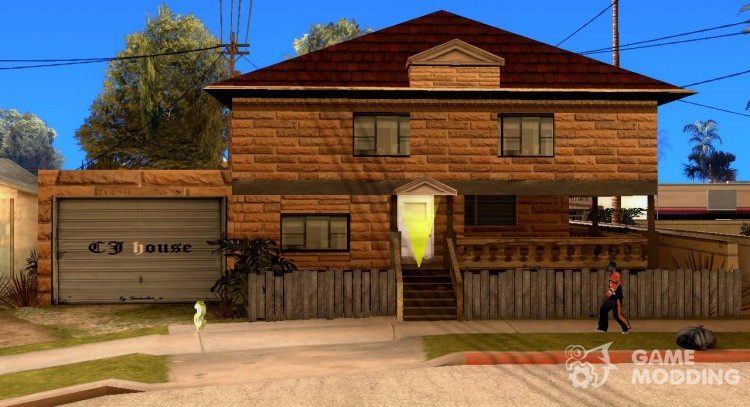 Новые текстуры дома Си-Джея для GTA San Andreas