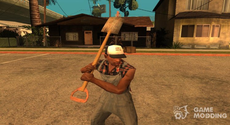 Shovel from Cutscene для GTA San Andreas
