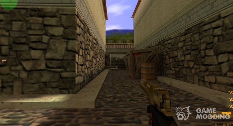 Золотой Дигл (с новой анмацией и звуками) для Counter Strike 1.6