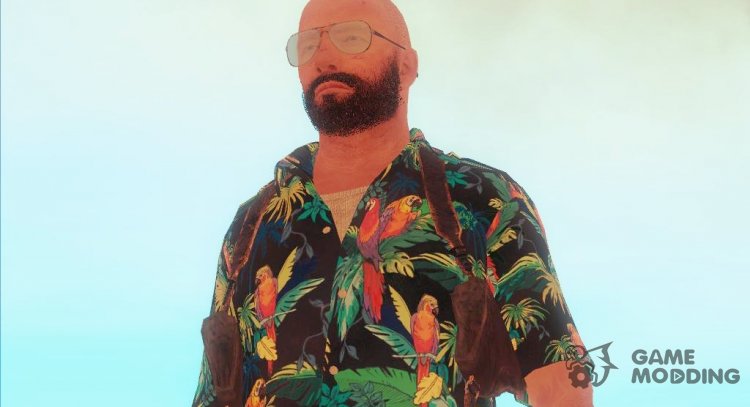 Макс Пэйн в гавайской рубашке (HD) для GTA San Andreas