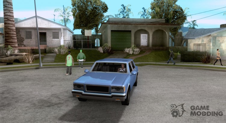 Civilian Police Car LV для GTA San Andreas