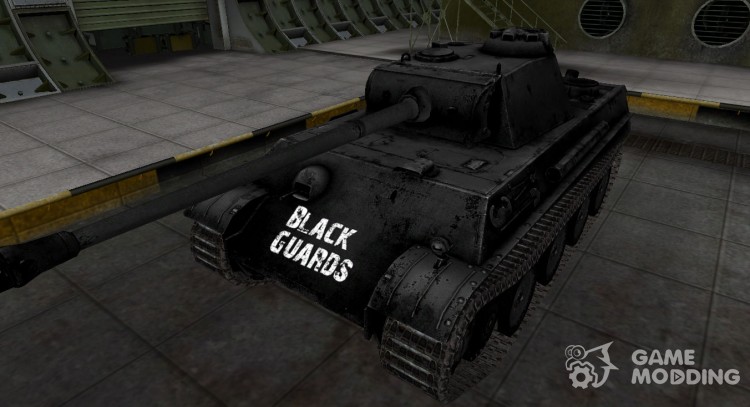 La oscura piel de Panzer V Panther para World Of Tanks