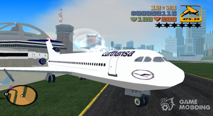 New textures airtrain for GTA 3