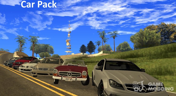 Mercedes-Benz Car Pack for GTA San Andreas