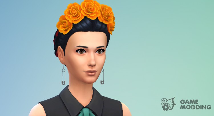 Safety Pin Earrings for Sims 4