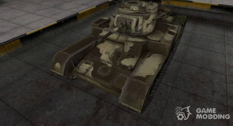 El desierto de skin para el T-46 para World Of Tanks