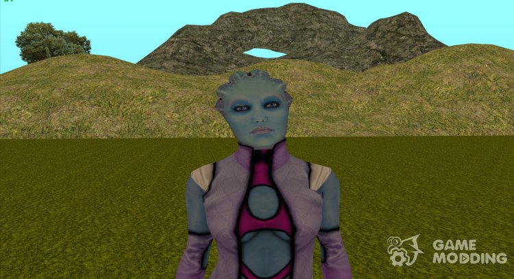 Follower of a companion from Mass Effect for GTA San Andreas