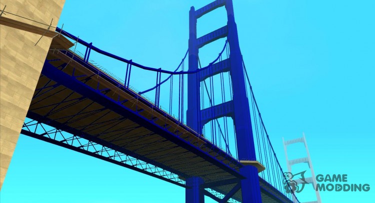 Новые текстуры моста Золотые ворота Версия 2 для GTA San Andreas