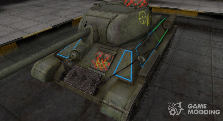 Контурные зоны пробития Т-34-85 для World Of Tanks
