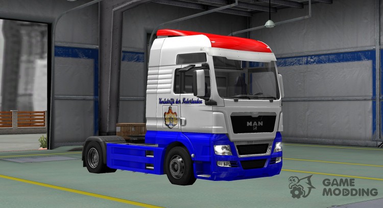El skin de los países bajos para MAN TGX para Euro Truck Simulator 2