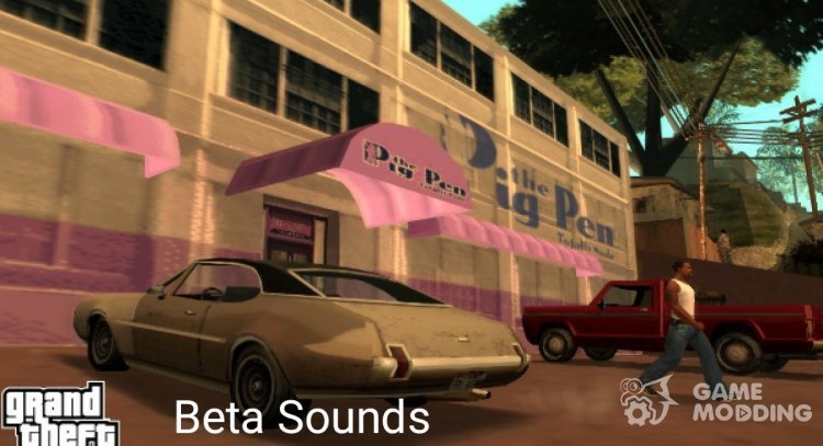 Sounds from BETA for GTA San Andreas