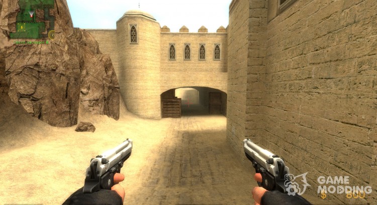 Bekky's Gold Dual Elites for Counter-Strike Source