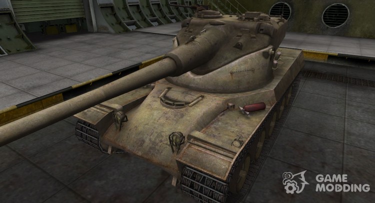 A deserted French skin for AMX 50B for World Of Tanks