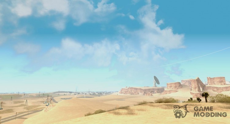 Skybox Real Stars and Clouds V2 для GTA San Andreas