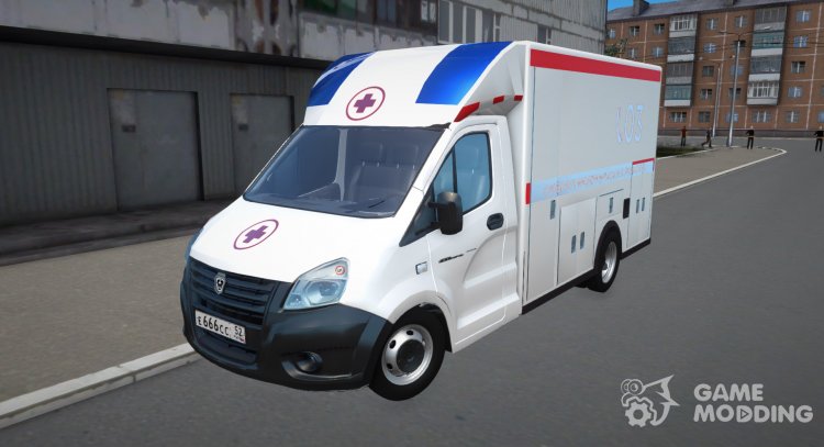 GAZelle Ambulance for GTA San Andreas
