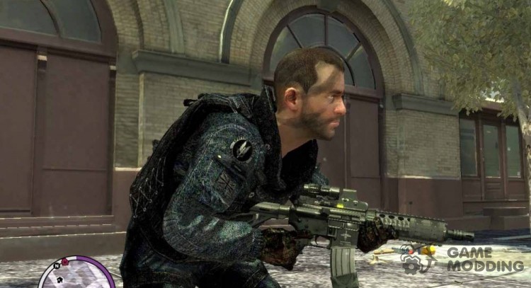 Modern Warfare Style CQC M4 v1.0 для GTA 4