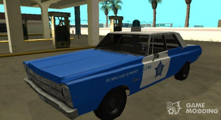 Plymouth Belvedere 4 door 1965 Chicago Police Dept для GTA San Andreas