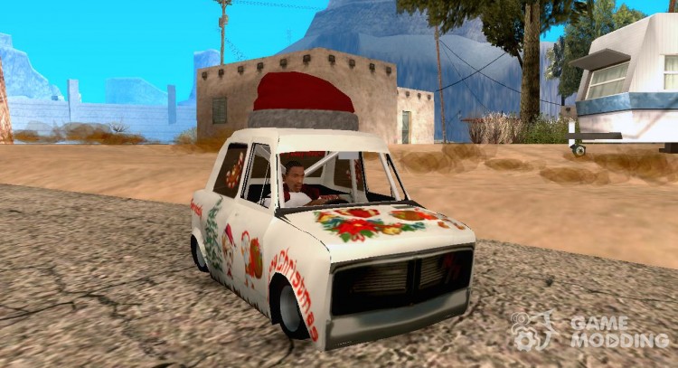 Fiat Christmas karts for GTA San Andreas