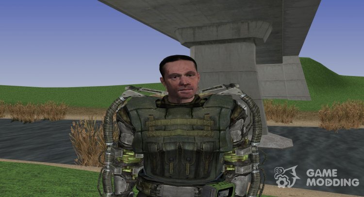 Miembro de la agrupación de Enclave con un aspecto único de S. T. A. L. K. E. R. v.1 para GTA San Andreas