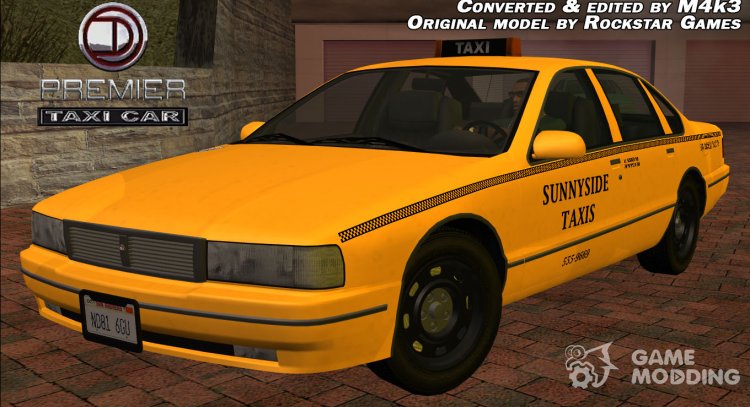 Declasse Premier Classic Taxi для GTA San Andreas
