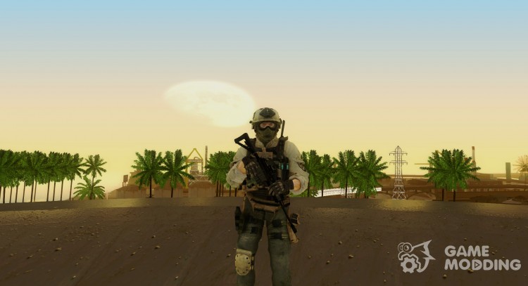 Modern Warfare 2 Soldier 15 для GTA San Andreas