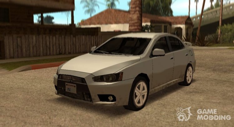 Mitsubishi Lancer 2.0 GT 2014 - Improved (Low Poly) for GTA San Andreas