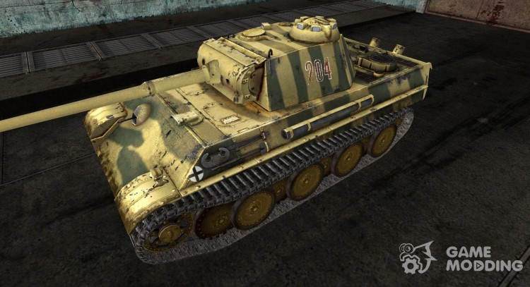 Skin for Pz V Panther No. 70 for World Of Tanks