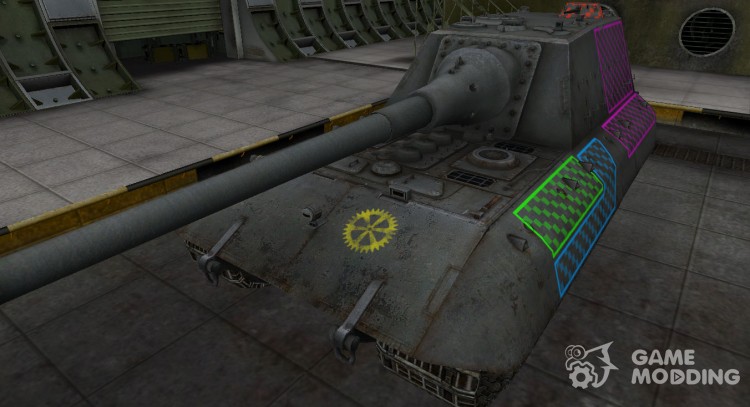Качественные зоны пробития для JagdPz E-100 для World Of Tanks