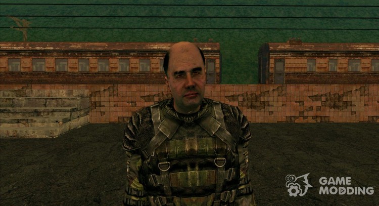 Военный в бронекостюме Булат из S.T.A.L.K.E.R. v.2 для GTA San Andreas