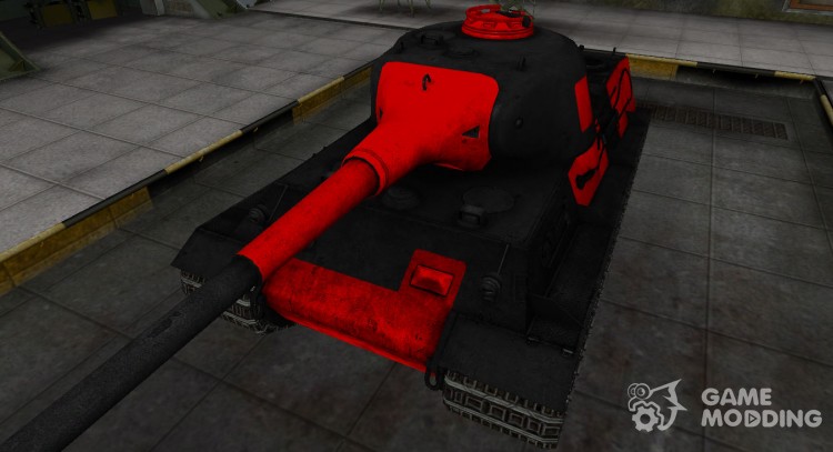 Черно-красные зоны пробития Löwe для World Of Tanks