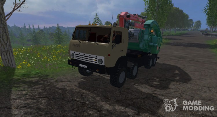 КамАЗ 6350 Щепорез для Farming Simulator 2015