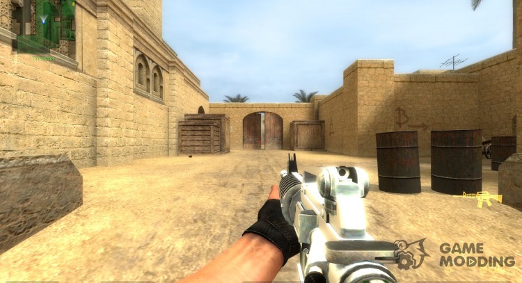 Valve's m4 on Alcad skin in DMG Anims for Counter-Strike Source