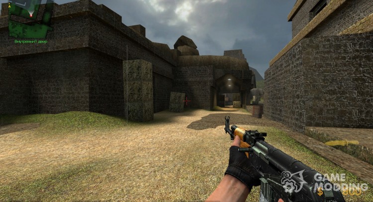El gueto estilo de Maddi AK47 con el estándar de la animación para Counter-Strike Source