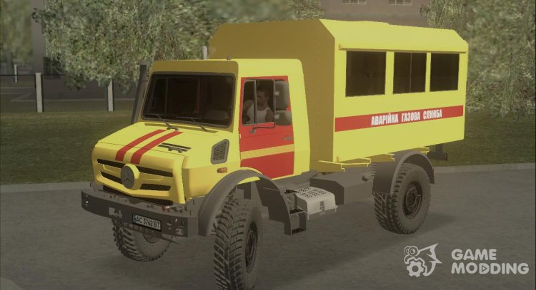 Mercedes-Benz Unimog Аварийна Служба для GTA San Andreas